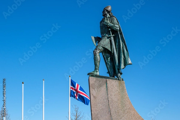 Obraz Statua piazza Cattedrale