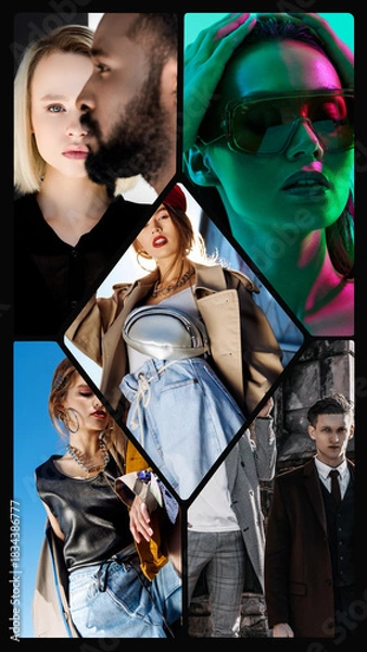 Obraz Vertical Split Screen 03