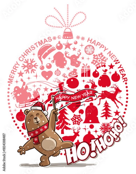 Obraz Santa's symbols [Converted].ai