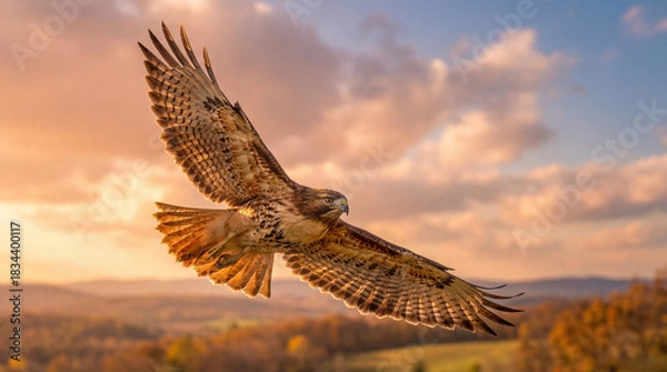 Obraz eagle in flight