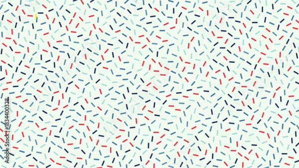 Fototapeta Colorful sprinkles banner background, colorful falling decorative sprinkles background vector illustrations