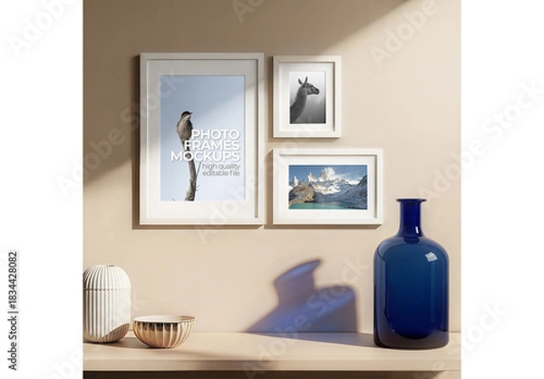 Fototapeta Photo Frames Mockup