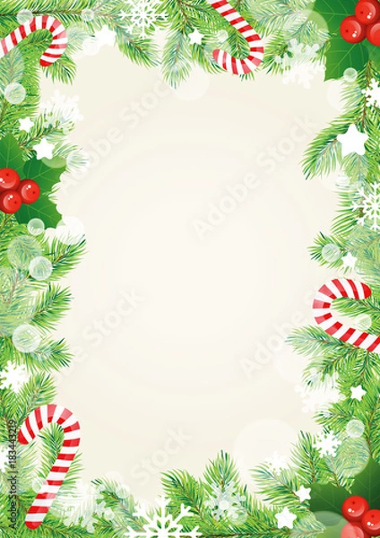 Obraz Christmas background