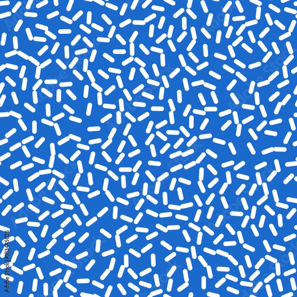 Obraz Retro Seamless Pattern in Memphis Style Design