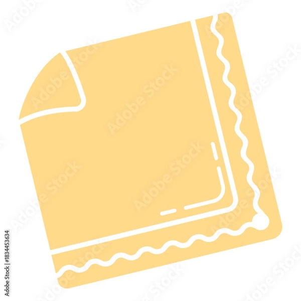 Obraz Napkin cut out