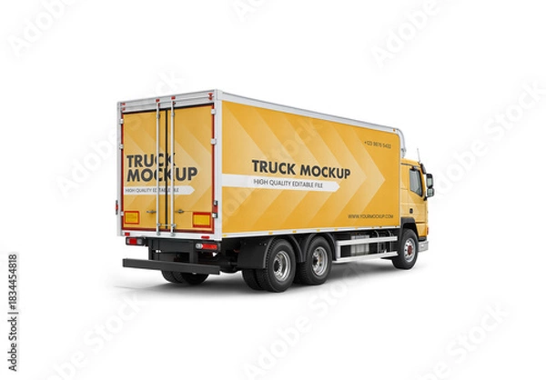 Fototapeta Truck Mockup