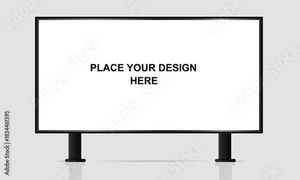 Obraz Billboard blank promotion corporate business design template