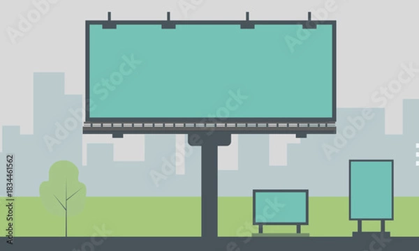 Obraz Billboard blank promotion editable design template