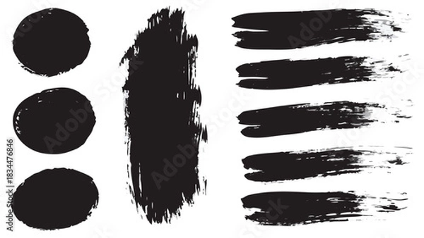 Fototapeta grunge brush strokes