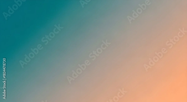 Obraz Gradient Background Abstract Teal Orange Copy Space