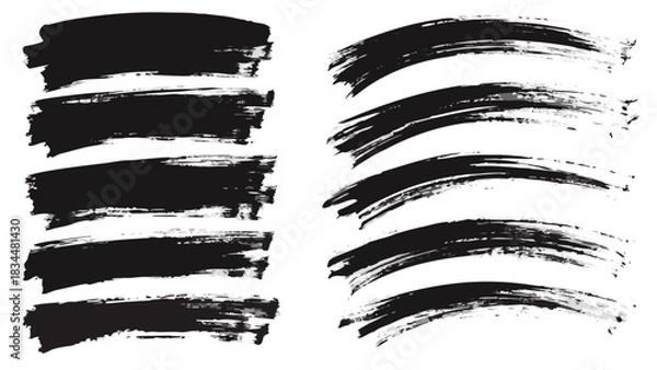 Fototapeta set of grunge banners