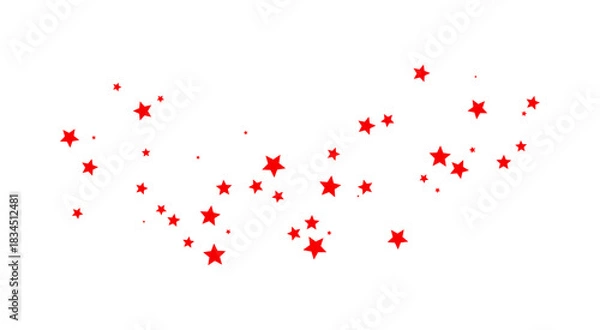 Obraz Red star trail