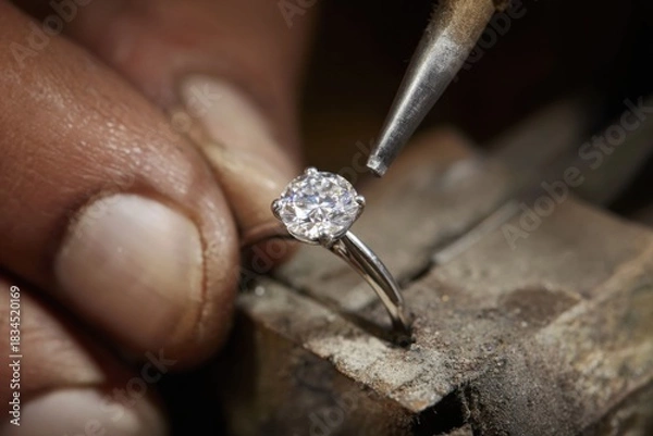 Obraz Jewelry Craftsmanship Close-Up