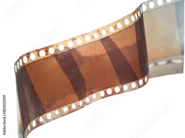 Obraz Old film strip isolated