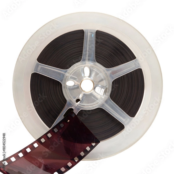 Obraz Old film strip isolated