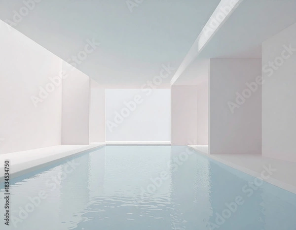 Obraz empty white room