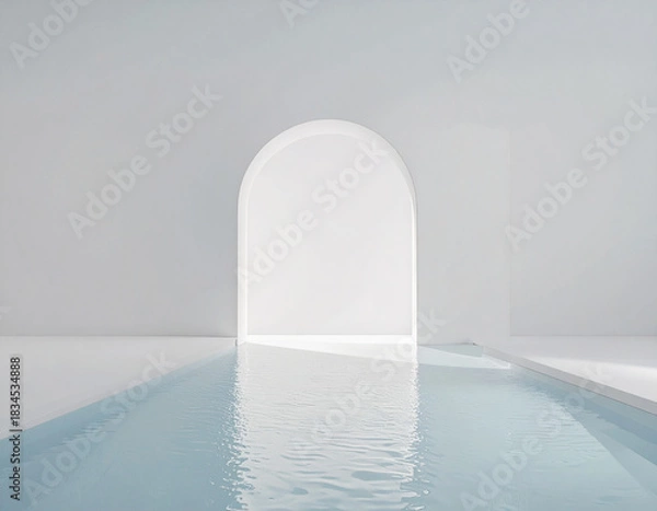 Obraz empty white room