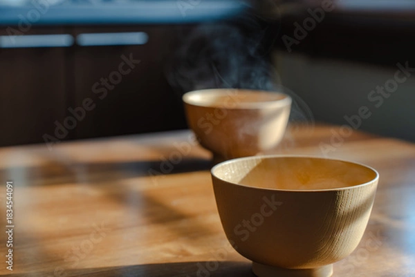 Obraz Steaming miso soup morning
