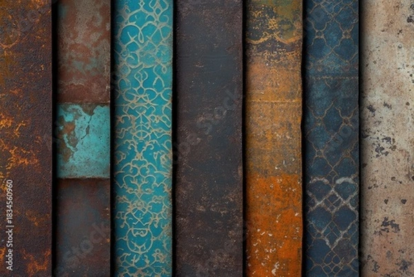 Obraz Vibrant Arabesque Texture Highlighting Traditional Islamic Design