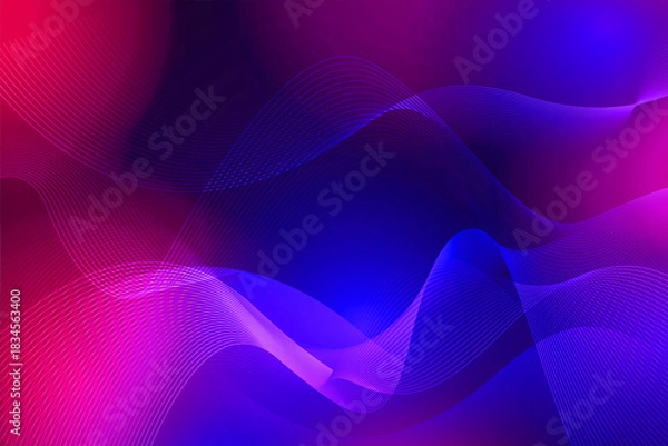 Obraz Abstract Pink Light Gradient Art Background 