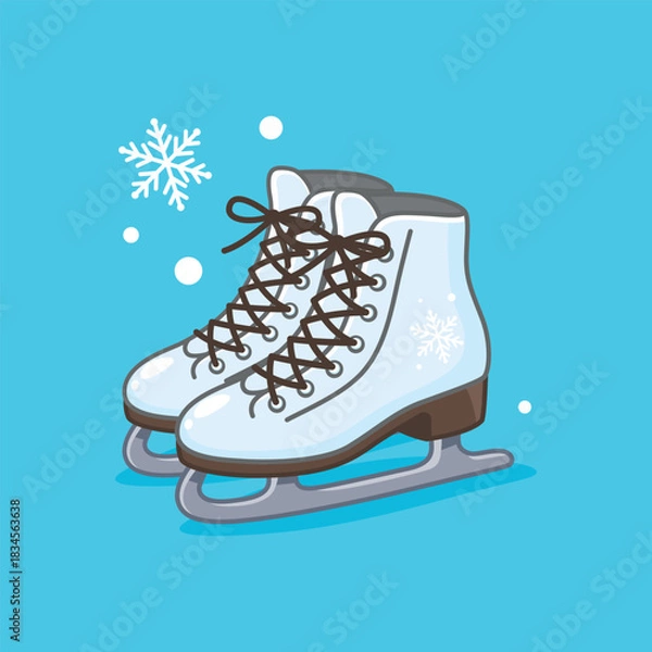 Fototapeta Ice skates