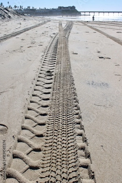 Obraz tracks in the sand