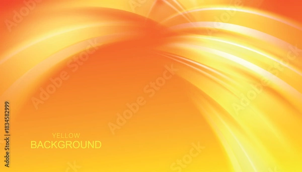 Obraz Yellow gradient mesh texture. Colorful bright orange background