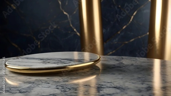 Fototapeta Luxury Marble Plate Display