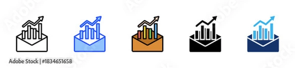 Obraz Email Campaign Icon Collection With Multiple Styles