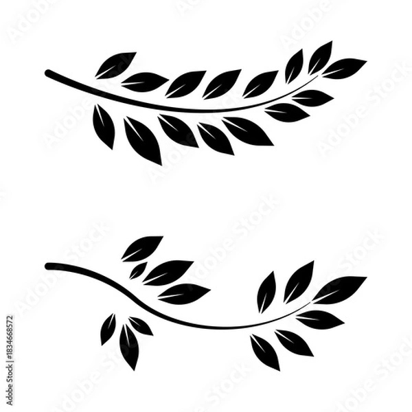 Obraz Laurel wreath design, ideal for various projects