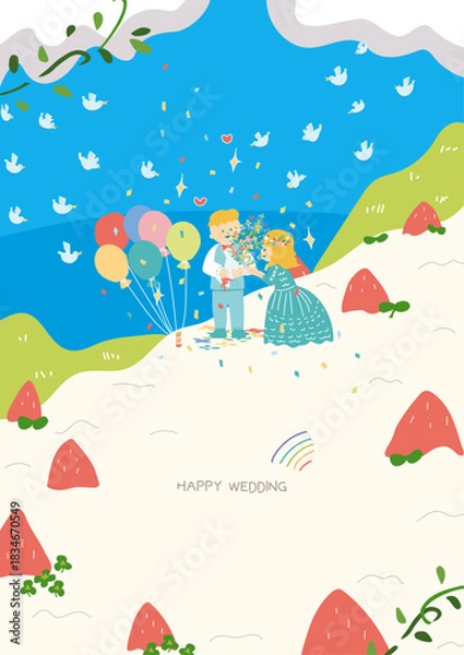 Obraz ストロベリーシーウェディング