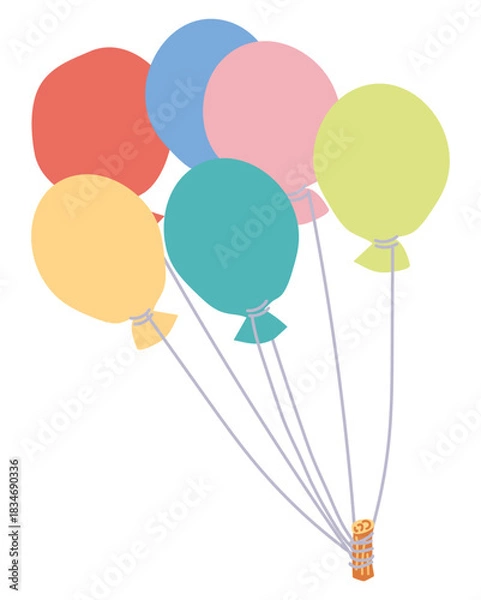 Obraz 結ばれた風船