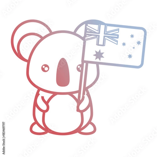 Obraz Koalas and Australia design