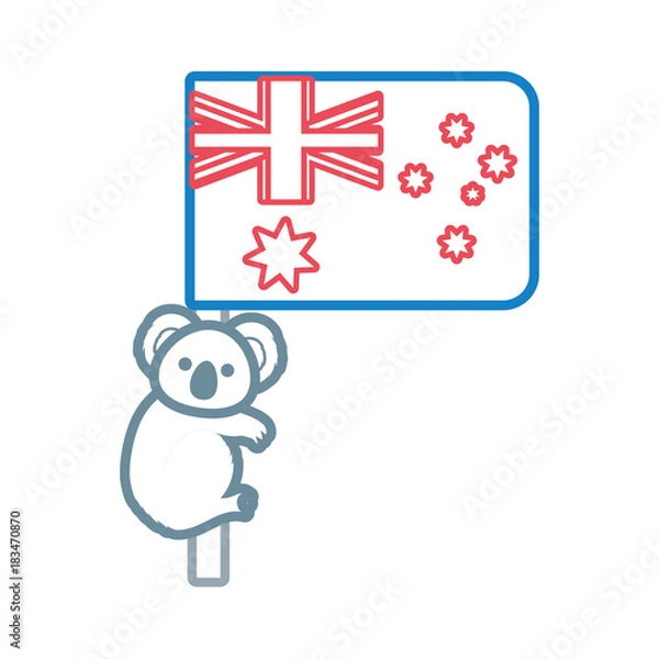 Obraz Koalas and Australia design