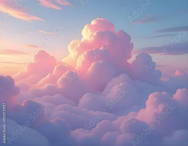 Fototapeta Pastel Cloud Sky Background