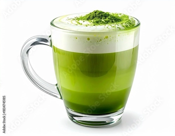 Obraz Matcha Latte in a Glass