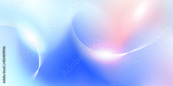 Obraz Modern vector illustration in soft pastel colors.