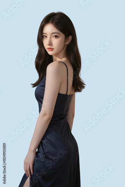 Obraz magentadressstudioportrait