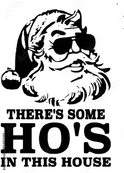 Fototapeta vector illustration merry christmas