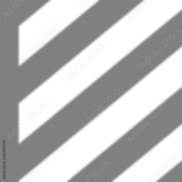 Obraz Realistic overlay window shadow effect, transparent