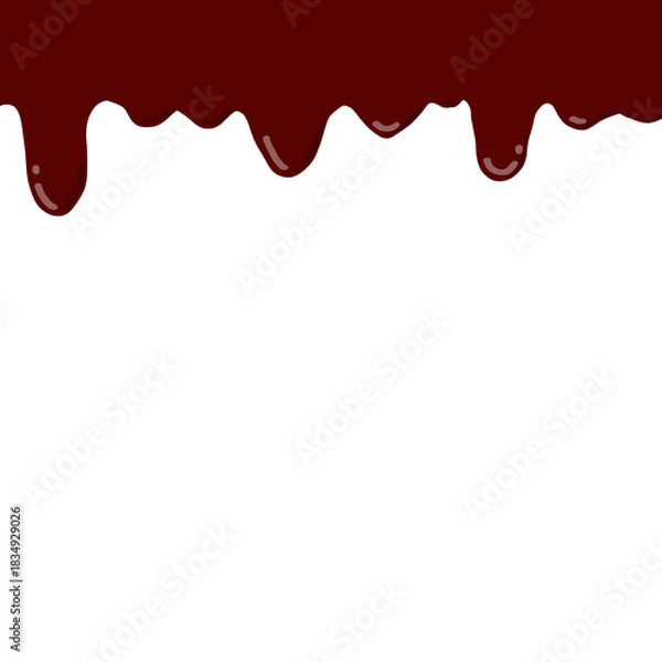 Obraz 【とろける質感】ブラウン系の抽象背景と飾り枠・カフェ、飲食店の広告に