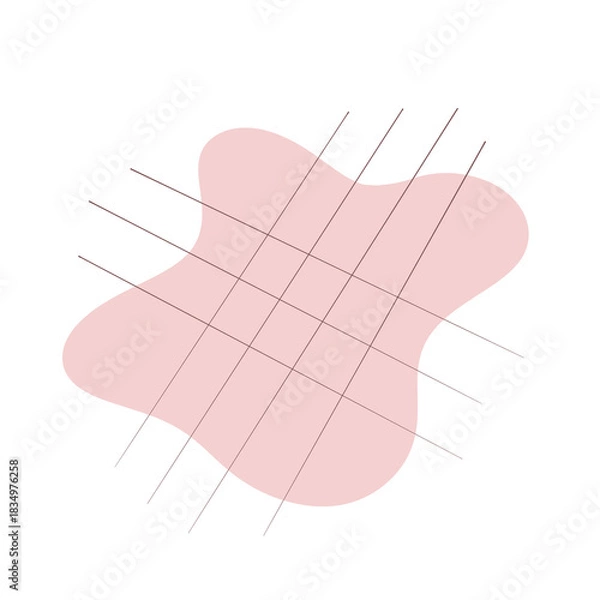 Obraz Aesthetic shape illustration