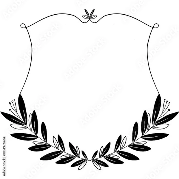 Obraz laurel wreath vector illustration