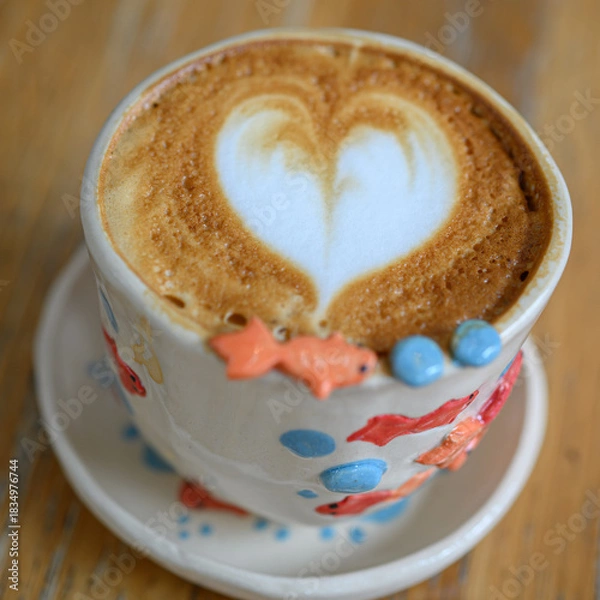 Obraz hot mocha  on the table