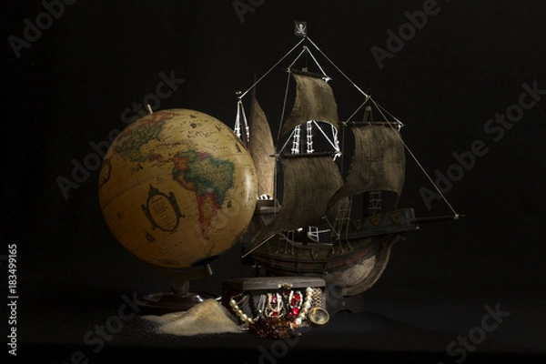 Obraz Okręt piracki