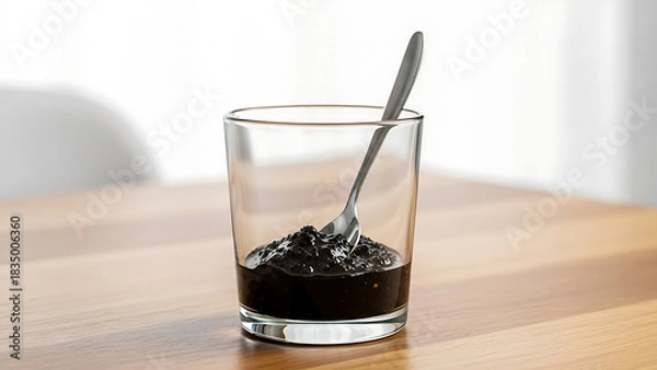 Obraz Salajeet natural food in glass, Salajeet drop in glass 