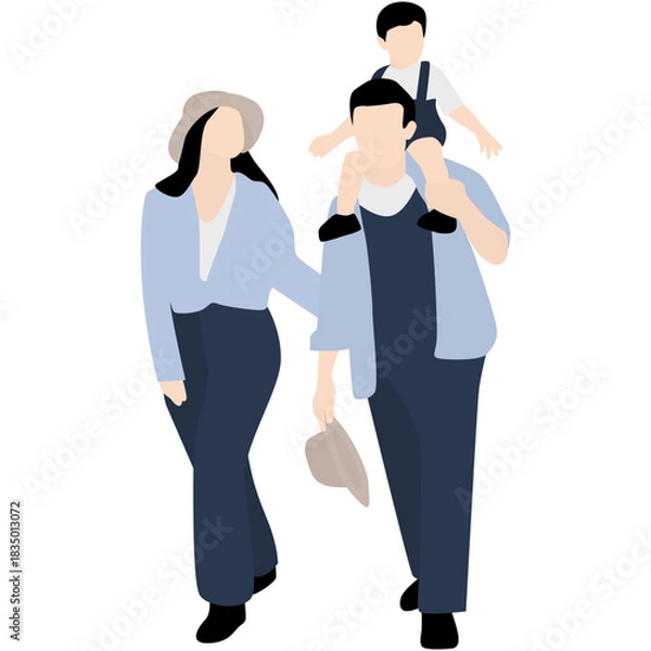 Obraz Family Illustration