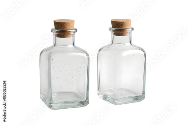 Obraz empty bottle isolated on white