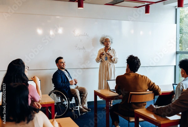 Obraz Equality and equity in class