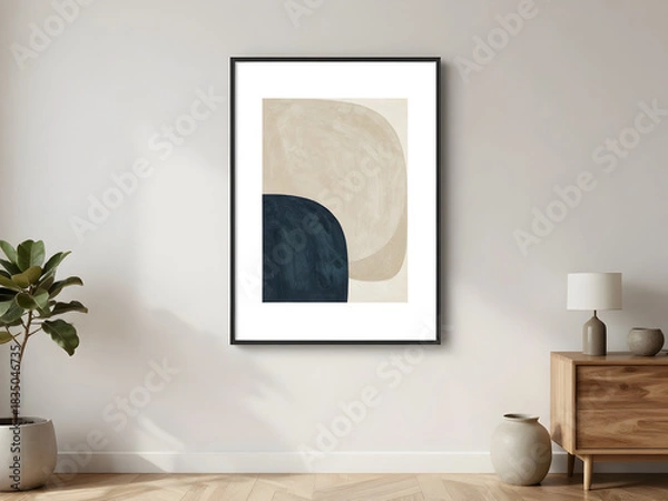 Obraz Modern minimalistic interior in apartment